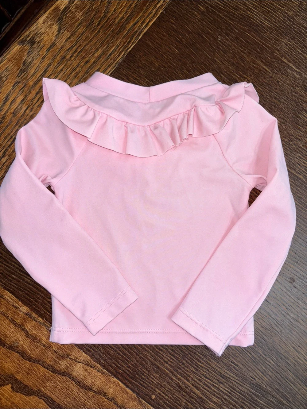 Janie and Jack Pink Baby Swim Rashguard 12-18mo